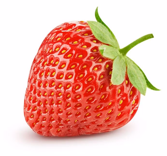 Dâu: Dâu được biết đến với hiệu quả chống lão hóa mạnh cũng như các thành phần dưỡng ẩm tự nhiên. Dâu còn chứa các chất làm se chặt làn da, và vitamin C giúp hình thành các phân tử collagen.