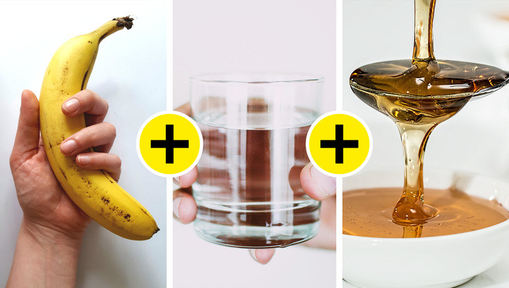 Trộn chuối, nước và mật ong: Phương thuốc này có thể làm dịu cơn ho phế quản. Đầu tiên, bạn sẽ cần đun sôi một ít nước, sau đó bóc vỏ chuối và nghiền chúng thành một món nhuyễn. Cho hỗn hợp vào nồi và đổ nước vào. Đun sôi trong 30 phút. Sau đó để hỗn hợp nguội và thêm một thìa mật ong. Cho trẻ uống 100 ml mỗi ngày chia làm 4 lần.