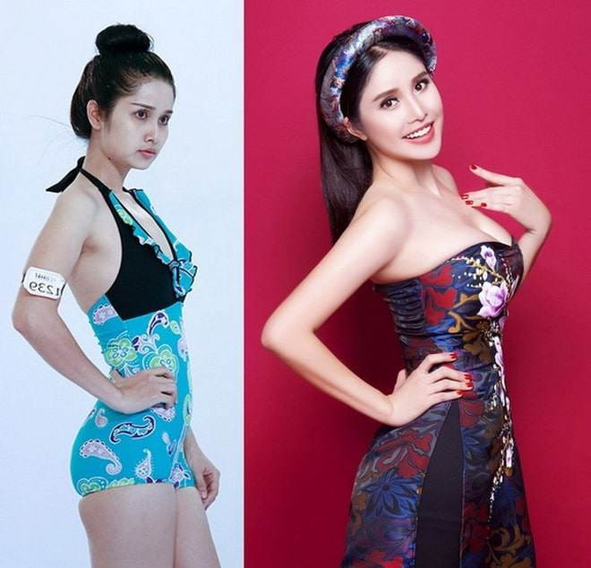 Thời điểm năm 2013, Thảo Trang từng đăng ký tham gia Vietnam's Next Top Model. Tại vòng thi áo tắm, vợ cũ tuyển thủ quốc gia Phan Thanh Bình mặc áo tắm 1 mảnh màu xanh và tự tin trình diễn trước các giám khảo. Tuy nhiên, trong giai đoạn này cô chưa hề nâng ngực, vòng một của nữ diễn viên vẫn lép kẹp dù đã qua 1 lần sinh nở.