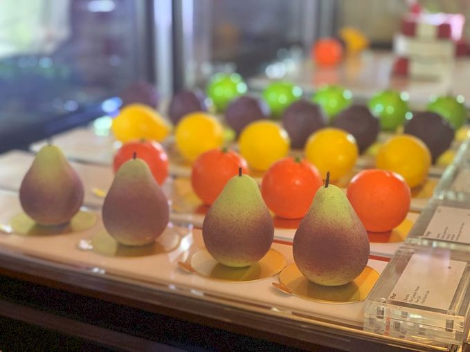 Thoạt nhìn, những chiếc bánh ngọt trông y như trái cây thật.