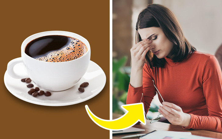 Caffeine: Các nghiên cứu cho thấy rằng tiêu thụ caffeine trong ngày ấy thực sự có thể kéo dài thời gian “mất máu” và trong một số trường hợp, thậm chí gây vô kinh. Tốt nhất, bạn nên tránh uống cà phê trước và sau khi có kinh.