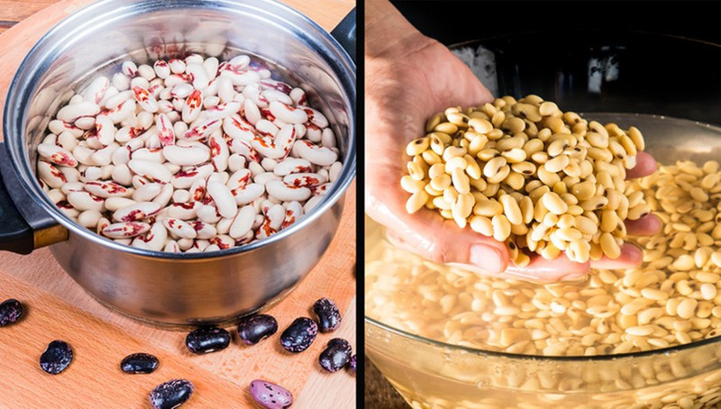 Các loại đậu chứa hợp chất chống oxy hóa gọi là phytates và sẽ tốt hơn nếu chúng ta ngâm đậu qua đêm trước khi chế biến.