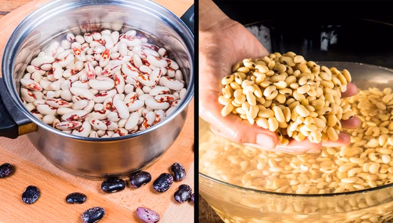 Các loại đậu chứa hợp chất chống oxy hóa gọi là phytates và sẽ tốt hơn nếu chúng ta ngâm đậu qua đêm trước khi chế biến.