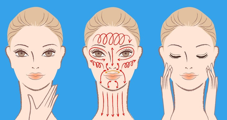 Tự massage mặt thường xuyên: Đây là một trong những kỹ thuật massage mặt phổ biến nhất và bạn có thể làm theo dễ dàng. Dù bạn chọn kỹ thuật massage mặt nào, hãy nhớ: Dùng dầu massage hoặc kem dưỡng da để giảm tác động của ngón tay của bạn. Chuyển động của bạn phải nhẹ nhàng và trơn tru.