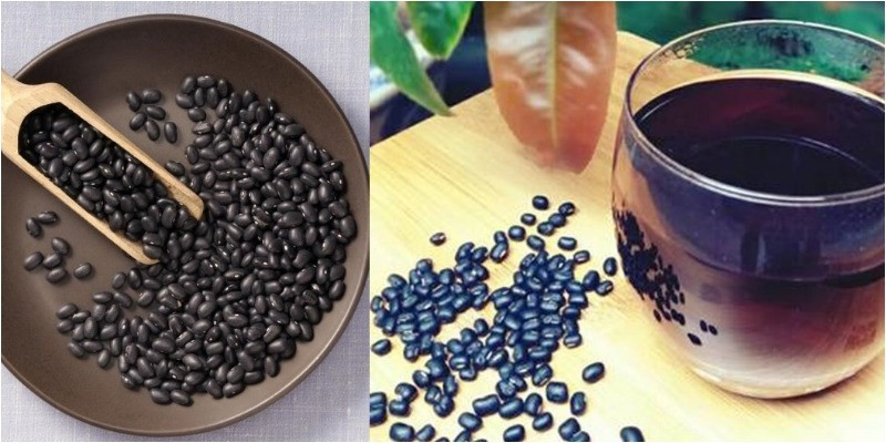 Đậu đen chứa lượng lớn Vitamin A, B, C cũng như các loại muối khoáng, khoáng chất tốt cho sức khỏe, giúp giải rượu bia. Một ly nước đậu đen sau khi uống rượu bia, vừa giúp giải rượu, lại thanh lọc cơ thể rất tốt. Đun sôi nước, cho đậu đen đã được rang vào nồi nước, tiếp tục đun khoảng 10 phút. Để nguội rồi uống.