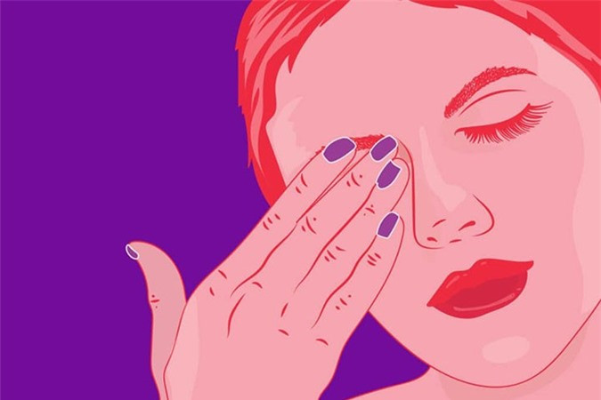 Dụi mắt: Nhiều cô gái có thói quen này. Dùng tay dụi mắt gây rụng lông mi, đo đó, khi bị ngứa mắt bạn hãy massage quanh mí mắt và dùng thuốc nhỏ mắt, tuyệt đối không dụi mắt.