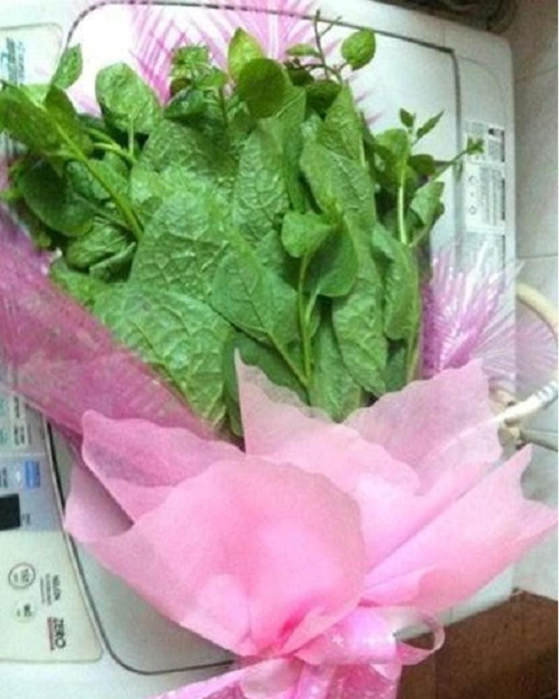 Món quà này thiết thực quá, nhận xong là có thể đem vào bếp chế biến thành bát canh ngon cho cả nhà rồi.