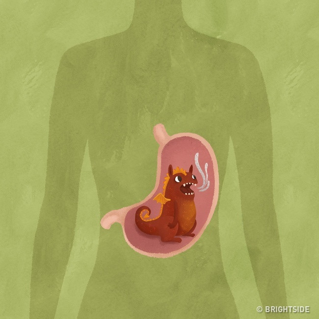 Giảm chứng ợ nóng vào ban đêm: Nếu bị ợ nóng thường xuyên, tốt nhất bạn nên nằm nghiêng về bên trái. Ở vị trí này, dạ dày sẽ nằm bên dưới cơ thắt tim kết nối thực quản với dạ dày. Tư thế ngủ này ngăn cho thức ăn trong dạ dày trào ngược lên thực quản.