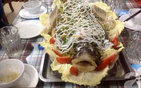 Cá ngon nhất ở khối sụn môi, cũng là đặc điểm kì thú nhất của loại cá này. Môi cá phát triển như vậy là do chúng chỉ ăn loại rêu mọc trên đá ở lòng sông, chúng thường dùng môi để gặm, lúc ngủ cũng dùng môi để bám trụ vào đá, chống lại luồng nước chảy. Thịt cá Anh vũ trắng, chắc và thơm ngon, không những vậy còn có tác dụng bồi bổ cơ thể, là đặc sản được nhiều đời vua ưa thích.