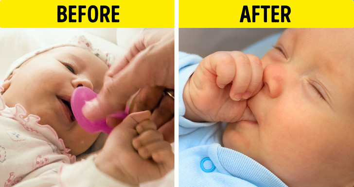 Cai ti giả quá sớm: Vì lo sợ trẻ dễ bị viêm tai và các vấn đề về răng miệng, nhiều bậc cha mẹ đã quyết định cai ti giả cho con sớm. Tuy nhiên, theo Học viện Nhi khoa Mỹ, thời điểm thích hợp để tách món đồ chơi này khỏi trẻ là khi trẻ khoảng 6 tháng tuổi và không nên sớm hơn.