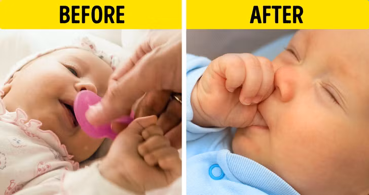 Cai ti giả quá sớm: Vì lo sợ trẻ dễ bị viêm tai và các vấn đề về răng miệng, nhiều bậc cha mẹ đã quyết định cai ti giả cho con sớm. Tuy nhiên, theo Học viện Nhi khoa Mỹ, thời điểm thích hợp để tách món đồ chơi này khỏi trẻ là khi trẻ khoảng 6 tháng tuổi và không nên sớm hơn.