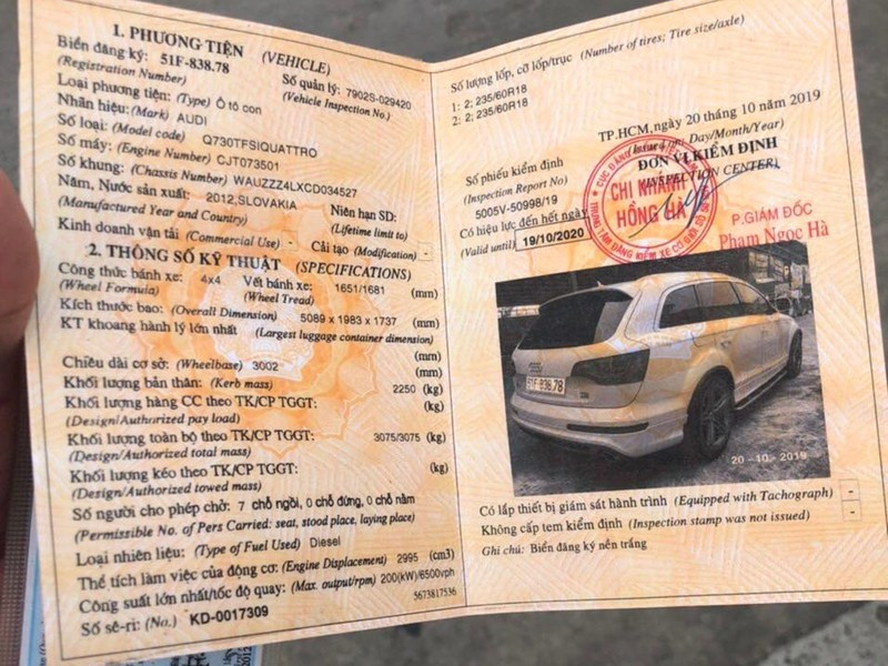 Xac minh 2 xe Audi trung bien so o Dong Nai-Hinh-2