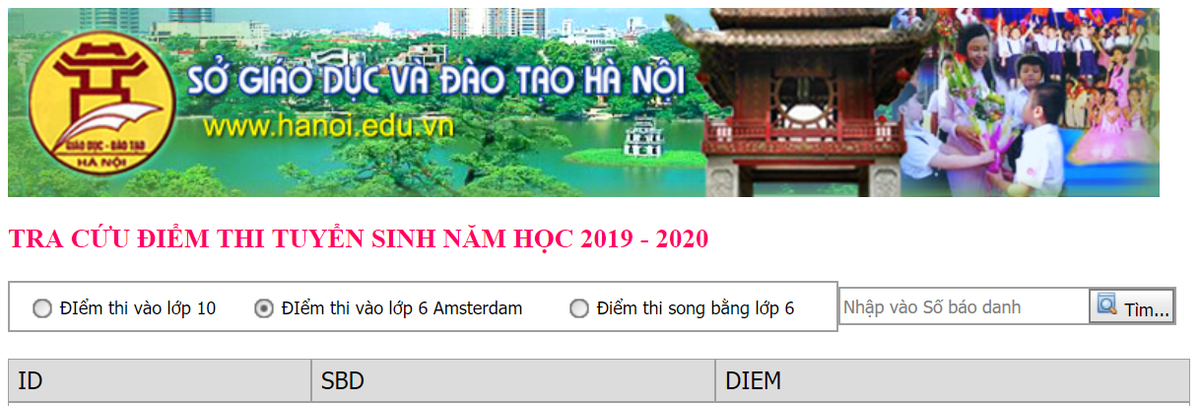 Xon xao diem trung tuyen vao lop 6 truong Ha Noi - Amsterdam-Hinh-2