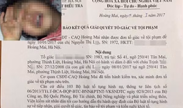 Về phía cơ quan chức năng, ngay sau khi tiếp nhận tin báo tố giác tội phạm từ chị L., CAP Thịnh Liệt đã báo cáo BCH CAQ Hoàng Mai để Cơ quan điều tra CAQ vào cuộc thụ lý điều tra theo thẩm quyền. Cơ quan điều tra đã triệu tập Cao Mạnh Hùng - người bị tố giác, đến ghi lời khai theo quy định pháp luật.