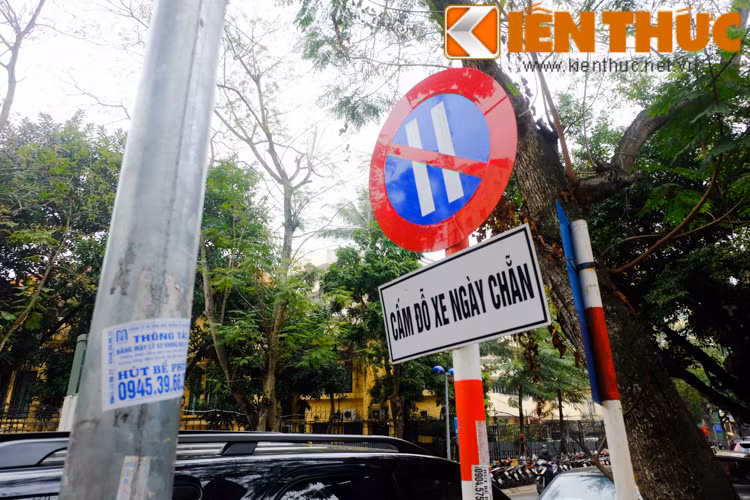 Phí giữ xe ở nơi đỗ xe theo ngày chẵn lẻ tương tự ở các tuyến phố khác, với 30.000 đồng cho xe dưới 9 chỗ và 40.000 đồng cho xe từ 10 chỗ trở lên.