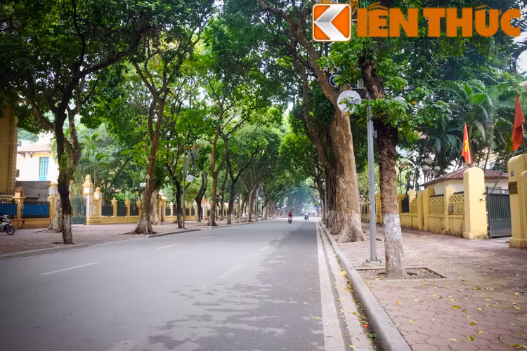 Được nhiều người dân yêu thích gọi là "con đường lãng mạn nhất Hà Nội", đường Phan Đình Phùng với hai hàng cây xanh rợp bóng mát, vỉa hè sạch sẽ là địa điểm lý tưởng để tản bộ, chụp ảnh và khám phá nhiều địa danh đẹp của Hà Nội.