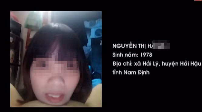 Trên cơ sở lời khai của Giang kết hợp cùng tài liệu điều tra được và biện pháp khoa học giám định gien, danh tính nạn nhân được xác định chính xác là chị Nguyễn Thị H., 40 tuổi, có hộ khẩu thường trú tại xã Hải Lý, huyện Hải Hậu, tỉnh Nam Định nhưng hiện sống tự do tại Hà Nội.