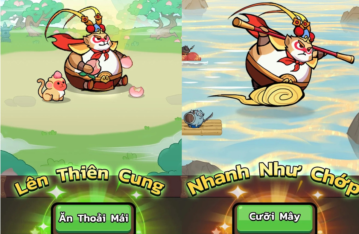 Wukong Go Idle RPG là tựa game phiêu lưu roguelike sở hữu lối chơi siêu vui nhộn cùng với chủ đề Tây Du Ký cực hot trên mobile.