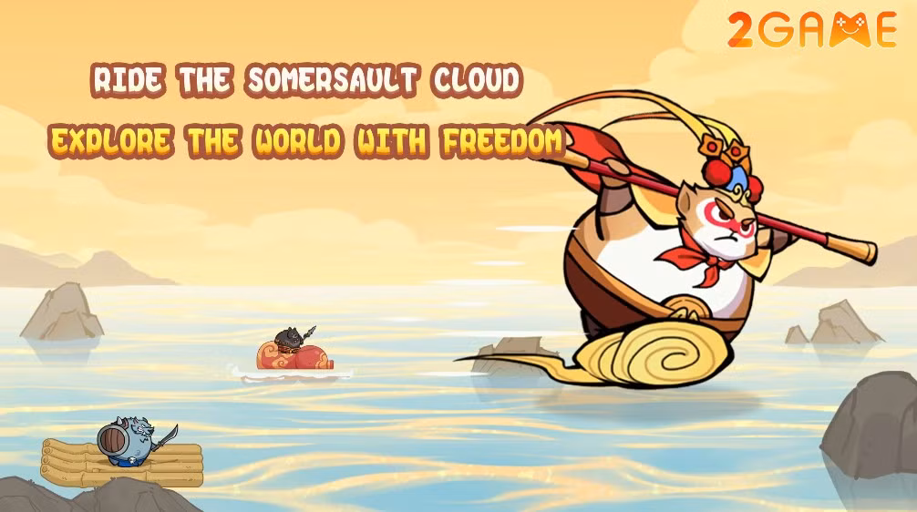 Đúng rồi, điều mà mọi người thấy ngộ nhất ngay từ đầu đó là tạo hình nhân vật của game. Hãy cùng bắt đầu hành trình đầy thử thách đi về Tây Phương cùng chú khỉ Tôn Ngộ Không “mập mạp”. Ảnh 2 Game