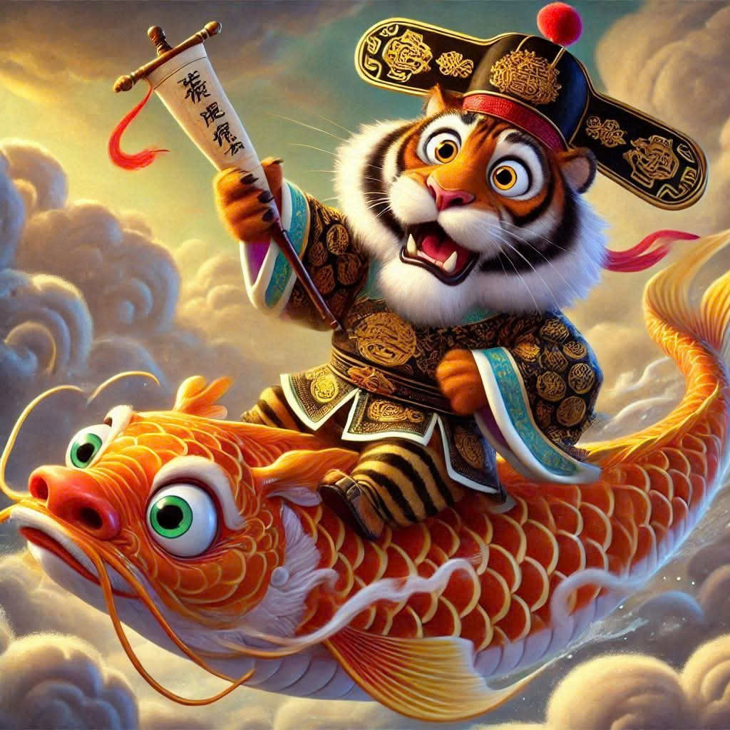 Tuổi Dần cực kỳ nho nhã, đến cửa Thiên đình vẫn xuất trình cờ hiệu. Hãy nhập cho AI những câu lệnh thật chi tiết để nhận lại những hình ảnh ưng ý.
