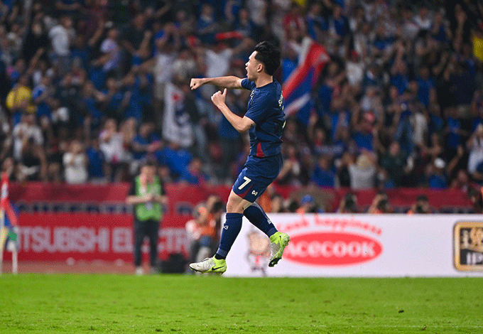 Các chỉ số cấu thành trong trò chơi bóng đá mô phỏng hàng đầu này chỉ ra Supachok Sarachat là một cầu thủ có khả năng tấn công đa dạng, phản ứng nhanh với cơ hội tấn công, rê bóng và dứt điểm từ xa tốt. Ảnh: Sport Mate