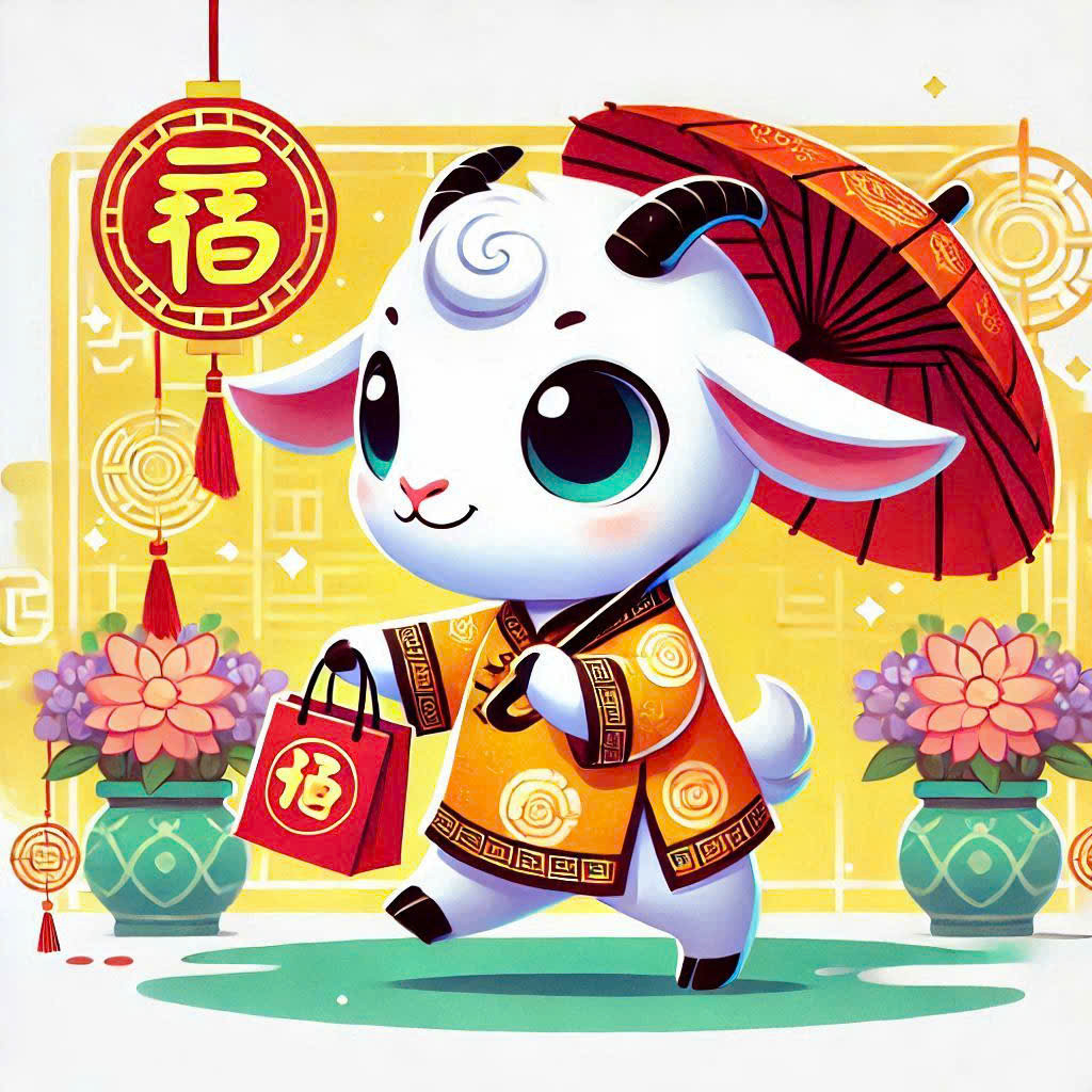 Tuổi Mùi (Dê) – Màu áo: Vàng, nâu (tránh xanh lá). Giờ xuất hành: 5h-7h sáng (giờ Mão). Hướng Thần Tài: Tây → Mua vàng hoặc đá quý ở tiệm trang sức. Hướng Hỷ Tài: Bắc → Đi shopping tại trung tâm thương mại. - Ví dụ: Áo len vàng + chân váy nâu, đeo bông tai hình mặt trời.