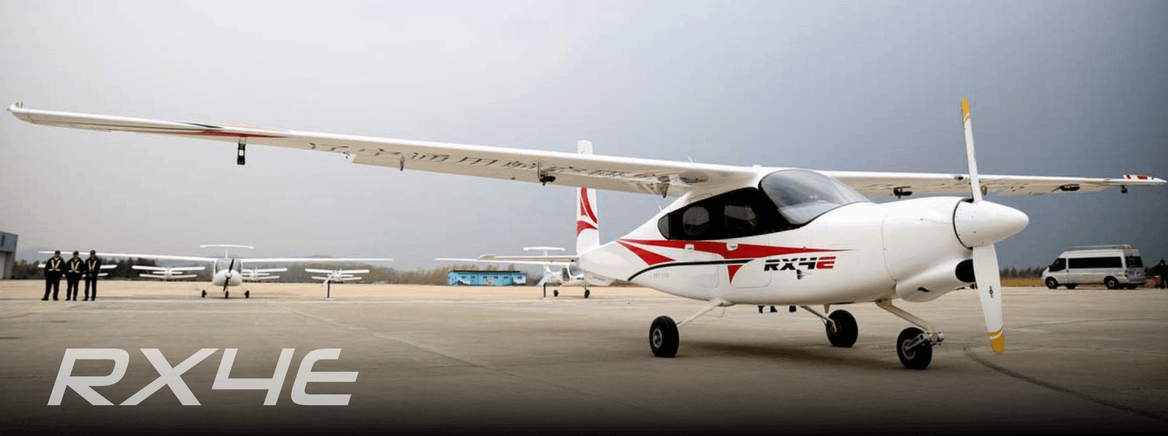 Trước đó Cục Hàng không dân dụng Trung Quốc đã cấp chứng nhận cho phép RX4E vượt qua giai đoạn thử nghiệm và đi vào sản xuất hàng loạt máy bay điện. CAAC đánh giá việc này là bước đột phá trong công nghệ hàng không năng lượng mới. Bản thân hãng này cho biết họ phát triển các công nghệ của mình một cách độc lập.