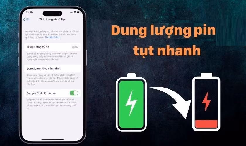 Hiệu suất điện thoại giảm mạnh hoặc pin cạn kiệt bất thường cũng là những dấu hiệu bạn không nên xem nhẹ. Các phần mềm độc hại thường hoạt động ngầm, sử dụng tài nguyên thiết bị để thực hiện các tác vụ như gửi dữ liệu về máy chủ từ xa hoặc chạy các đoạn mã độc. Ảnh: Tuệ Minh.