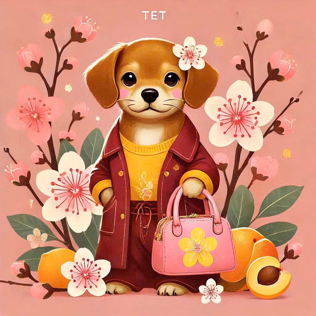 **Tuất (Chó) – Mệnh Thổ** Màu tương sinh: Đỏ, hồng (Hỏa sinh Thổ), vàng, nâu (Thổ). Màu kiêng kỵ: Xanh lá (Mộc khắc Thổ). Hỏa (năm Tỵ) hỗ trợ Thổ, nên mặc đỏ để tăng quý nhân, vàng để hút tài lộc. Tuỏi trẻ có thể chọn cho mình bộ outfit với những màu mạnh mẽ như đỏ, hồng. Trầm lắng tí thì hãy chọn nâu đỏ nhé!