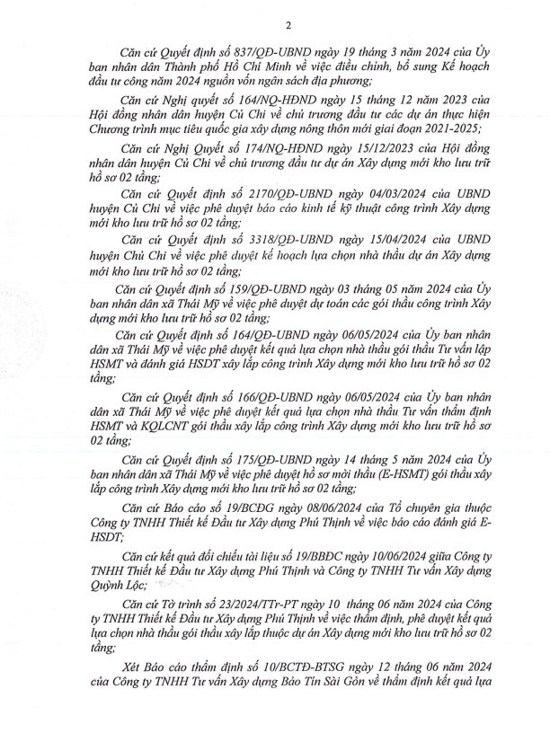 TP HCM: 1 tháng, Công ty Quỳnh Lộc trúng 4 gói thầu tại Củ Chi - Hình 2 TP HCM: 1 thang, Cong ty Quynh Loc trung 4 goi thau tai Cu Chi-Hinh-2