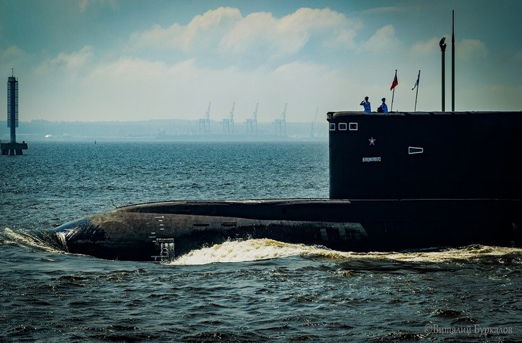 Tàu ngầm tấn công thường lớp Kilo thuộc Project 877. Nguồn ảnh: milinfolive.