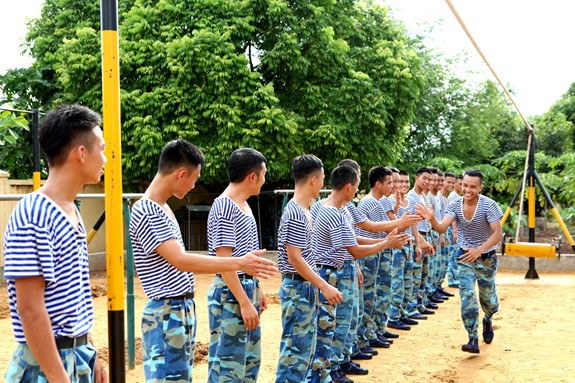 Niềm vui chiến thắng trên thao trường.