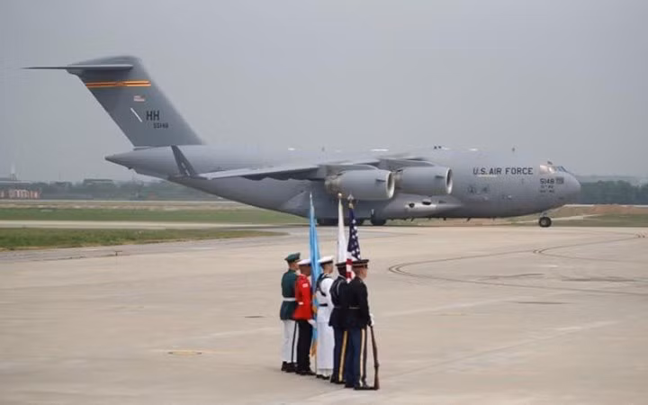 Trao trả hài cốt binh sĩ Mỹ là bước đầu tiên trong thỏa thuận đạt được tại Hội nghị Thượng đỉnh Mỹ-Triều diễn ra ở Singapore tháng trước.