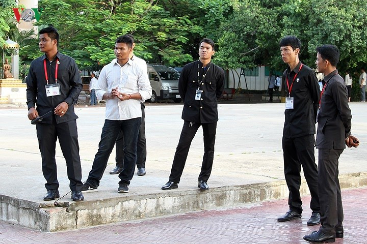 Khoảng 80.000 nhân viên an ninh được triển khai trong ngày bầu cử Quốc hội Campuchia để đảm bảo an ninh và trật tự công cộng.