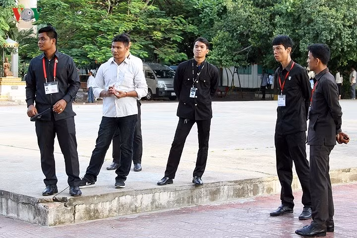 Khoảng 80.000 nhân viên an ninh được triển khai trong ngày bầu cử Quốc hội Campuchia để đảm bảo an ninh và trật tự công cộng.