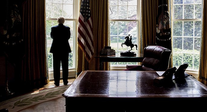 Tổng thống Trump đe dọa đóng cửa chính phủ Mỹ. (Ảnh: AP)