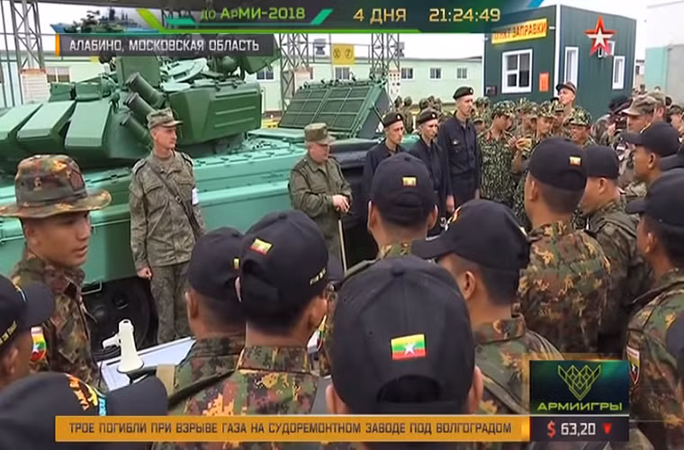 Tank Biathlon – 2018 sẽ chính thức khởi tranh từ ngày 28/7 và kéo dài 11/8. Ngày thi đầu tiên sẽ diễn từ hôm 29/7 tại thao trường Alabino với sự tranh tài của bốn đội tuyển Uganda, Kazakhstan, Trung Quốc và Kuwait dưới sự cạnh tranh trực tiếp giữa hai dòng xe tăng T-72B3 và Type 96B. Nguồn ảnh: Zvezda.