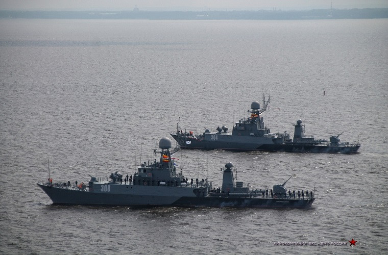 Đầu tiên có thể nói đến bộ đội tàu hộ vệ chống ngầm lớp Parchim thuộc Project 1331M của Hạm đội Baltic. Nguồn ảnh: sevmash.ru.