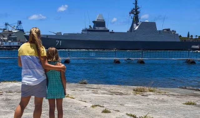 Tàu của Hải quân Singapore đến Hawaii dự RIMPAC 2018. Ảnh: CNN