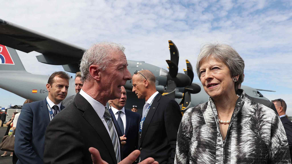 Hãng hàng không Airbus tiếp tục dự trữ nhiều bộ phận quan trọng nhằm hạn chế tác động tiêu cực từ Brexit, bất chấp những nỗ lực trấn an của thủ tướng. Trước đó, bà May cho biết sẽ sát cánh cùng các nước thành viên EU, dù hai bên đang trong quá trình Brexit, để đối phó với sức ép từ các biện pháp bảo hộ thương mại từ Mỹ. Ảnh: VCG.