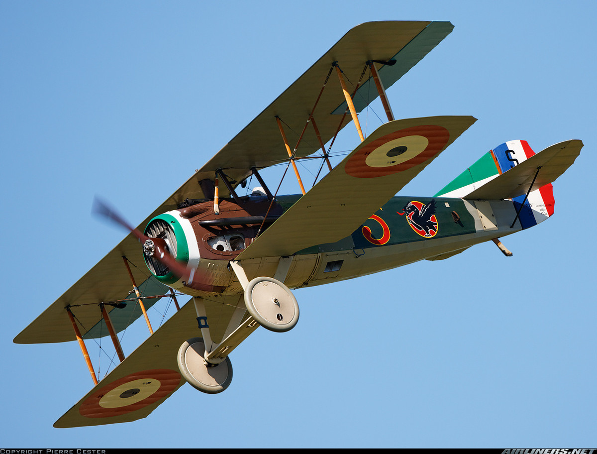 Máy bay tiêm kích 2 tầng cánh SPAD S.XIII của Pháp – một vũ khí góp phần thay đổi “cuộc chơi” trong Thế chiến 1.