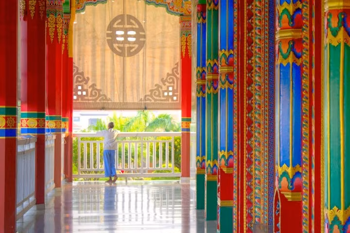 Tháp sen dòng Phật giáo Drigung Kagyud ở Nepal.