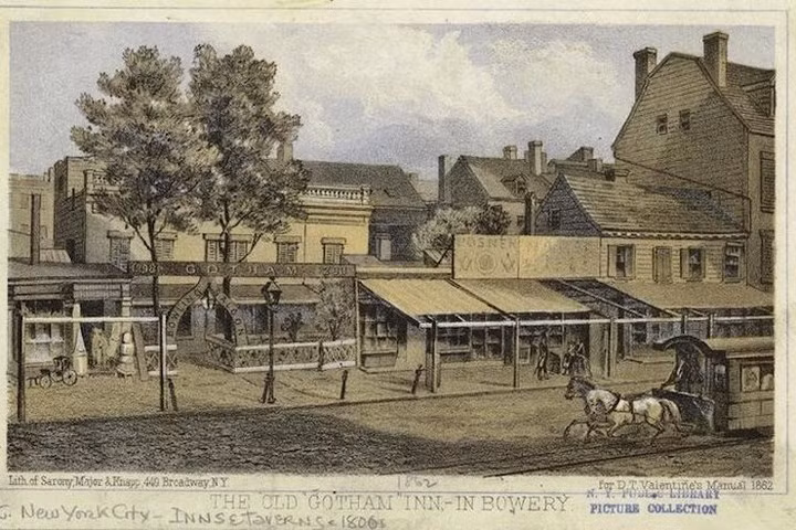 Con phố Bowery lâu đời nhất trên đảo Manhattan của New York.