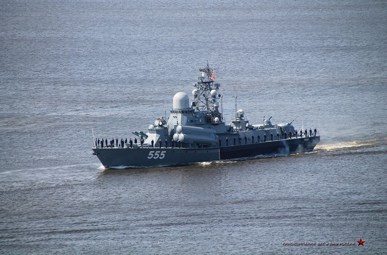 Kế đến là tàu hộ vệ mang tên lửa lớp Nanuchka III thuộc Project 12341. Nguồn ảnh: sevmash.ru.
