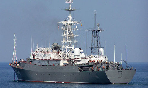 Theo các thông tin ít ỏi trên nhiều trang mạng, tàu trinh sát Vasiliy Tatischev và các tàu anh em được thiết kế cho nhiệm vụ thu thập thông tin tình báo điện tử thông qua các mạng anten. Dữ liệu được truyền vào căn cứ đất liền thông qua anten kết nối vệ tinh đặt trong hai mái vòm lớn.