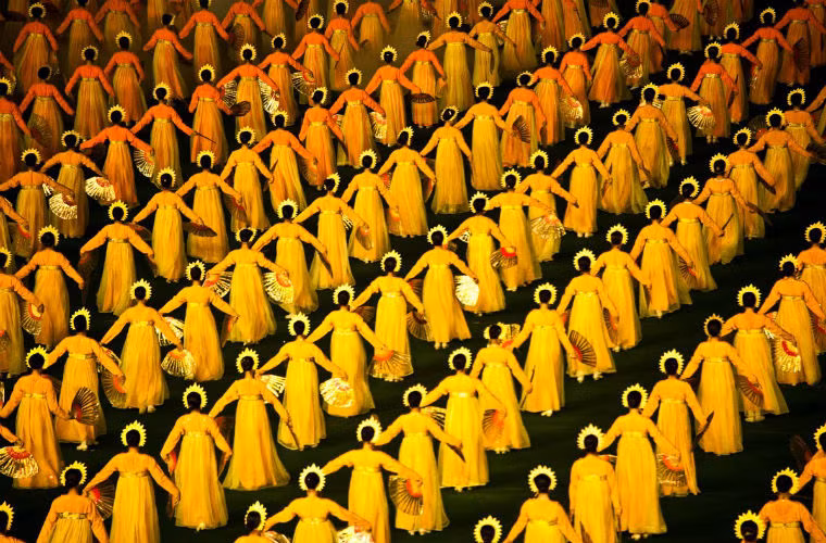 Lễ hội kéo dài 1,5 tháng tại Sân vận động mùng 1 tháng 5 Rungrado.