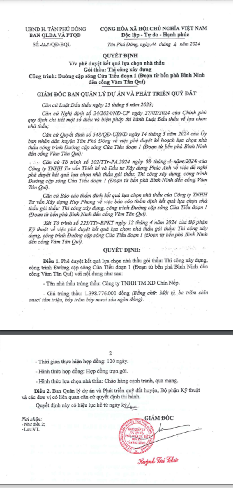 Tiền Giang: Công ty Chín Nốp đang làm gì tại Tân Phú Đông? Tien Giang: Cong ty Chin Nop dang lam gi tai Tan Phu Dong?