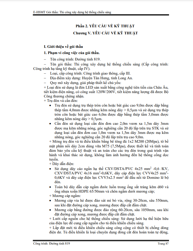 Long An: Goi thau chieu sang Duong tinh 819, kien nghi loai bo nhieu tieu chi-Hinh-3