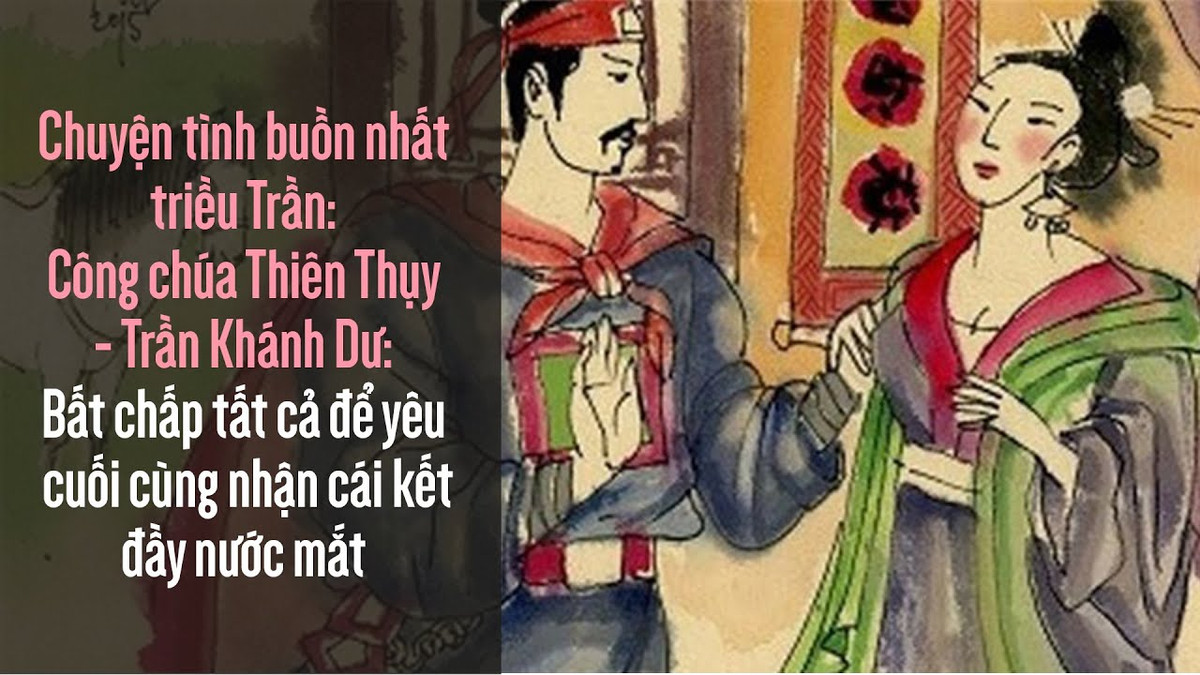 Về lại Thăng Long, Khánh Dư và Thiên Thụy lại có cơ hội gặp nhau. Chính sử chép: “Rút cuộc Khánh Dư cũng không sửa được lỗi lầm cũ” ý chỉ về mối quan hệ đắm say và sai lầm của hai người.