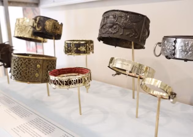 Bảo tàng cổ dề chó, Kent, Anh: Bảo tàng kì lạ này nằm tại Lâu đài Leeds với các cuộc triển lãm bao gồm những chiếc cổ dề từ thế kỷ XV được đeo vào những con chó săn Tây Ban Nha để bảo vệ cổ của chúng khỏi bị gấu cắn. Kể từ đó, bảo tàng đã tiếp tục mở rộng, và hiện có hơn 130 sản phẩm, có niên đại từ thế kỷ XVI.